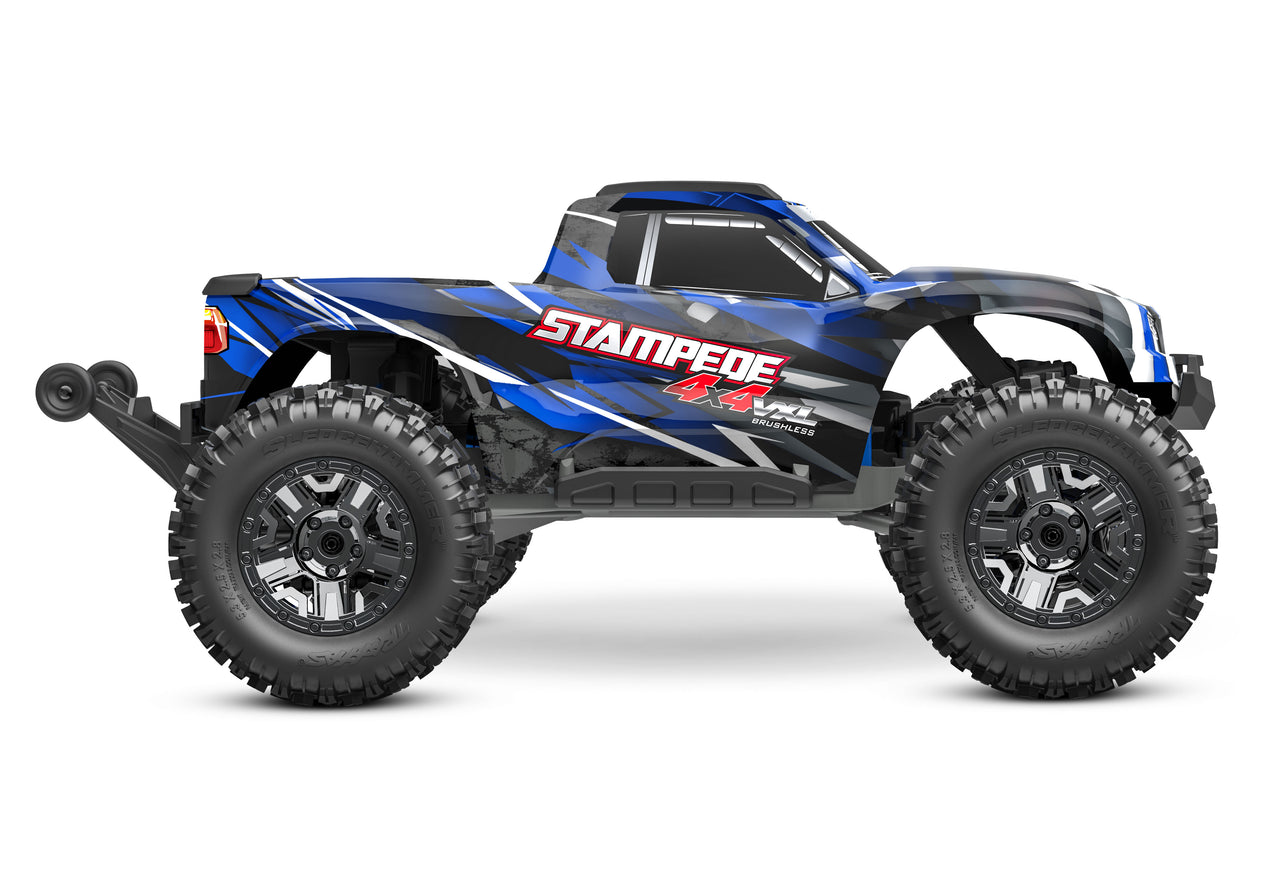 90376-4 Traxxas Stampede VXL Brushless 1/10 4X4 Monster Truck - Blue