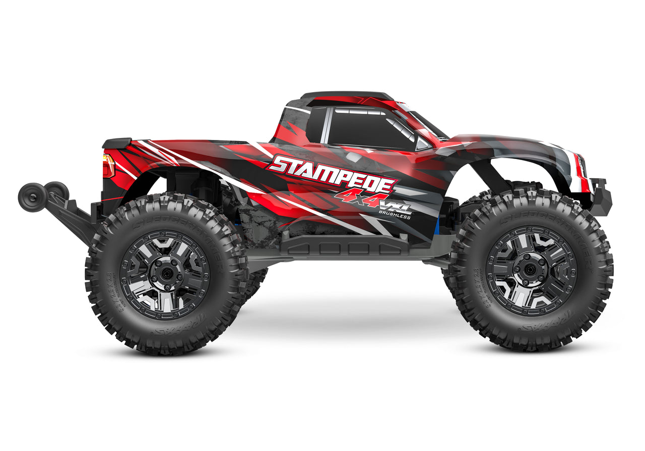 90376-4 Traxxas Stampede VXL Brushless 1/10 4X4 Monster Truck - Red