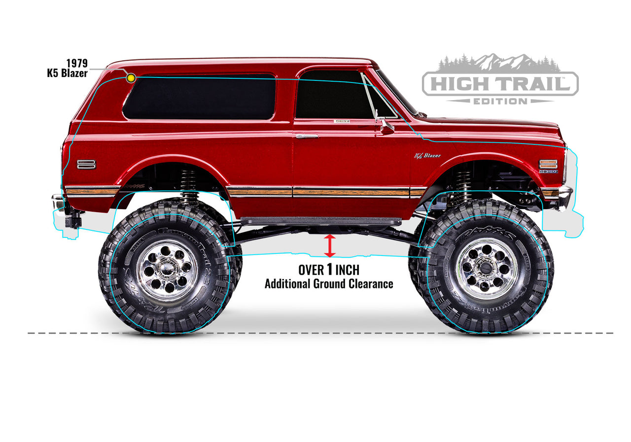 92086-4RED Traxxas TRX4 1972 K5 Blazer High Trail - Rojo