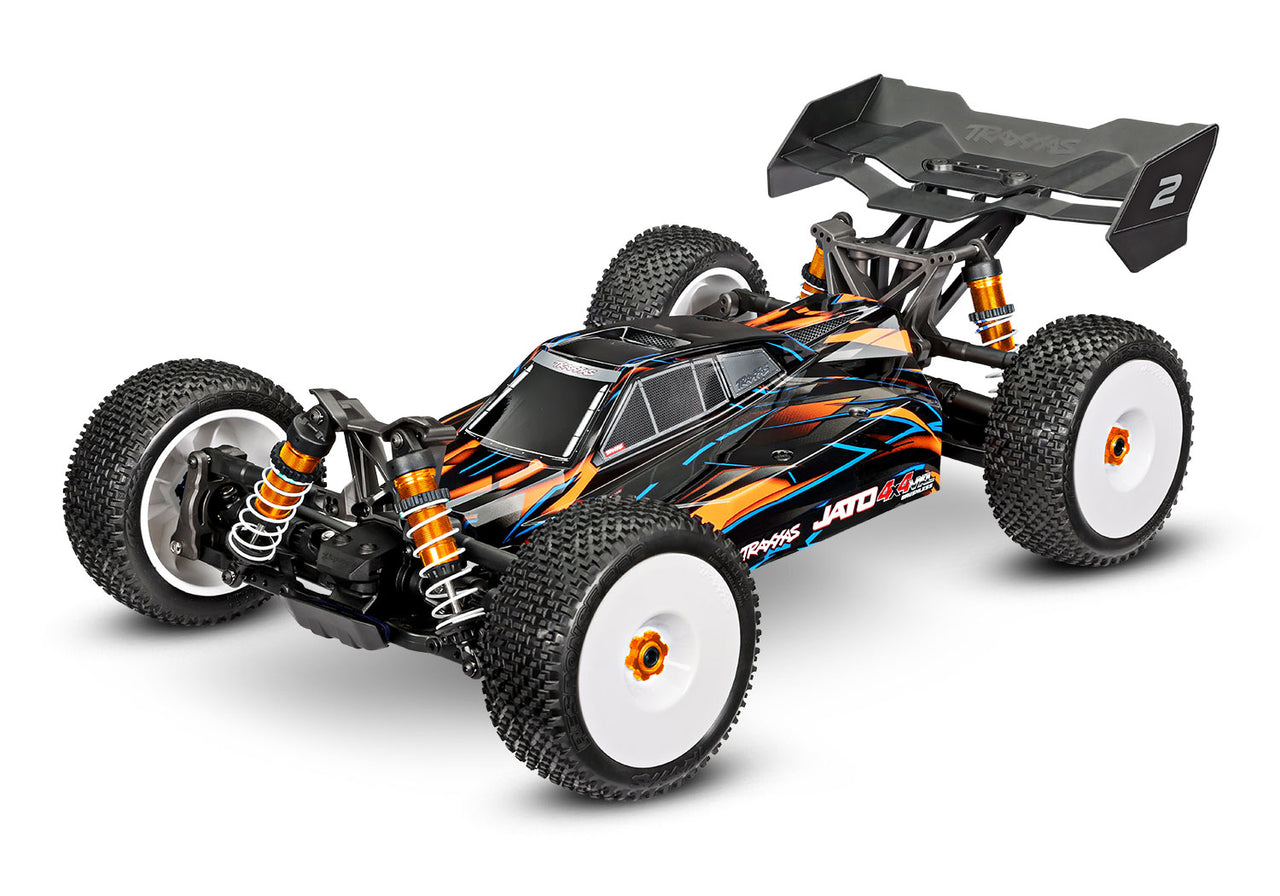 90386-4ORANGE Traxxas Jato 4x4 VXL échelle 1/8 avec carrosserie sans clip