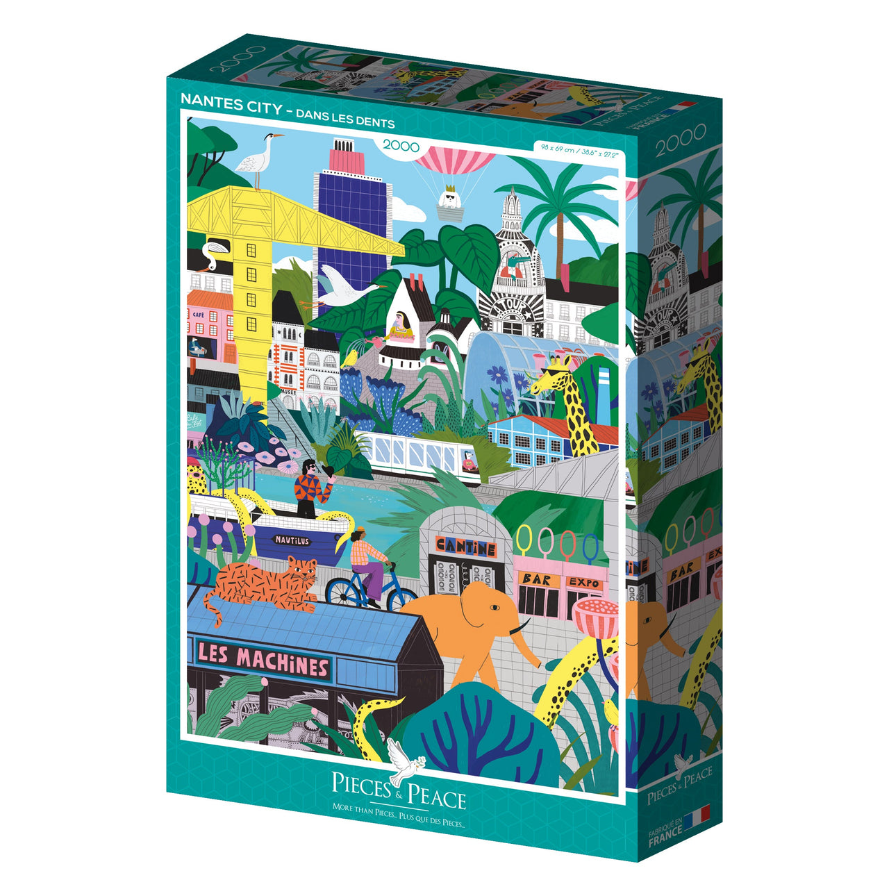 Nantes City 2000-Piece Puzzle