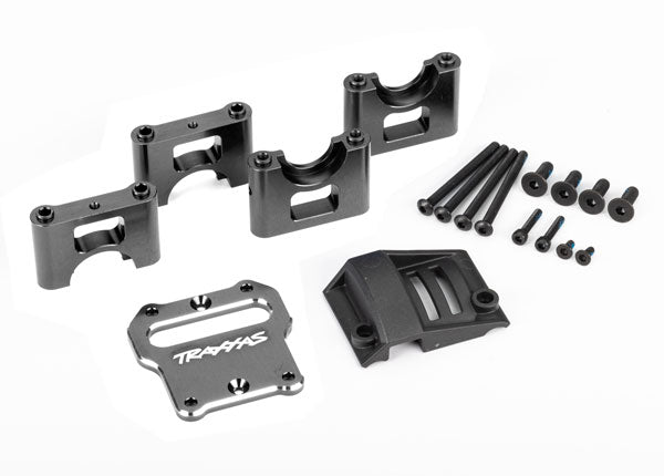 9584A Support Traxxas, support de différentiel central, aluminium (titane)