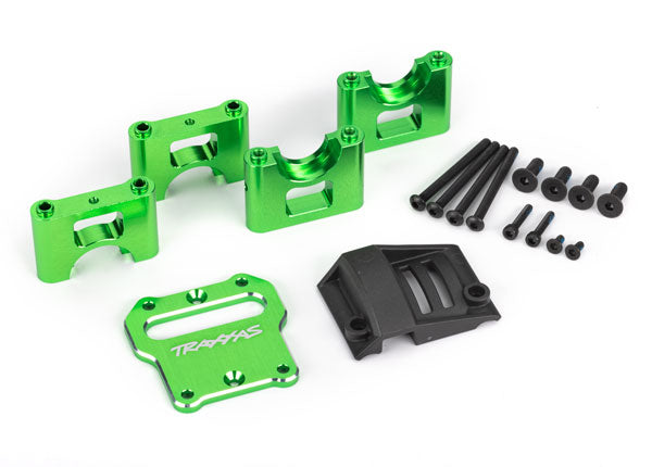 9584G Soporte Traxxas, portador del diferencial central, aluminio (verde)