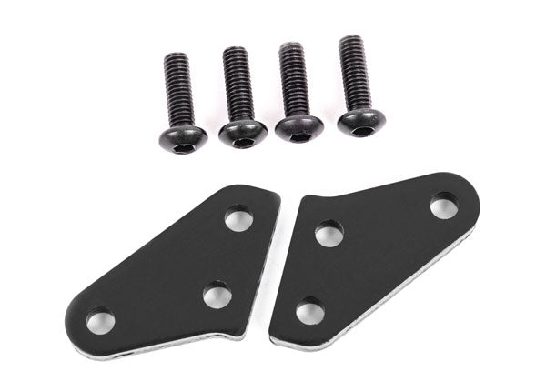 Bras de bloc de direction Traxxas 9636A en aluminium, titane foncé