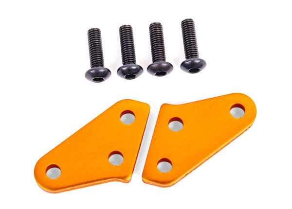 Bras de bloc de direction Traxxas 9636T en aluminium, orange