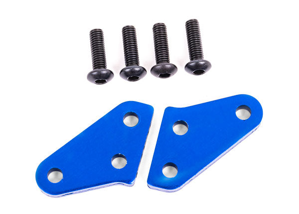 9636X Traxxas Brazos de bloque de dirección Aluminio, Azul