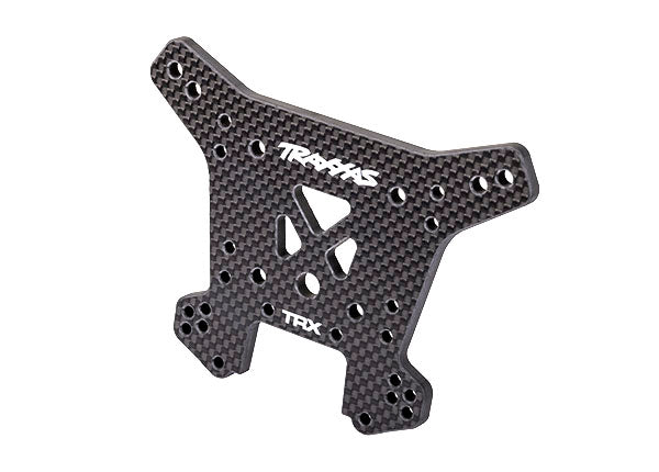 9641 Traxxas Shock Tower, Rear, 5mm (Carbon Fiber) (Fits Sledge)