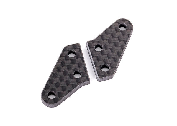 9642 Traxxas Steering Block Arms, Carbon Fiber(2)(Fits #9635 Series)