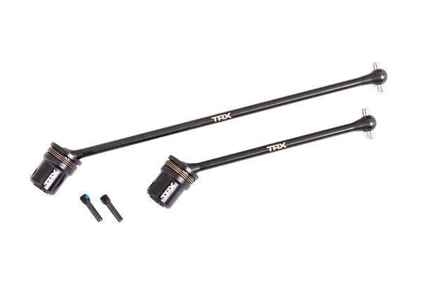 9655X Traxxas Driveshafts, Center (Steel), Front (1)/ Rear (1)