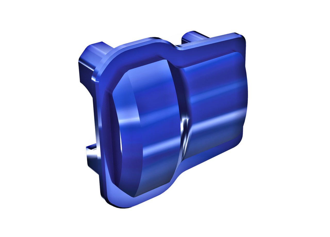 9787-BLUE Cubierta del eje Traxxas, aluminio 6061-T6 (anodizado en azul) (2) 