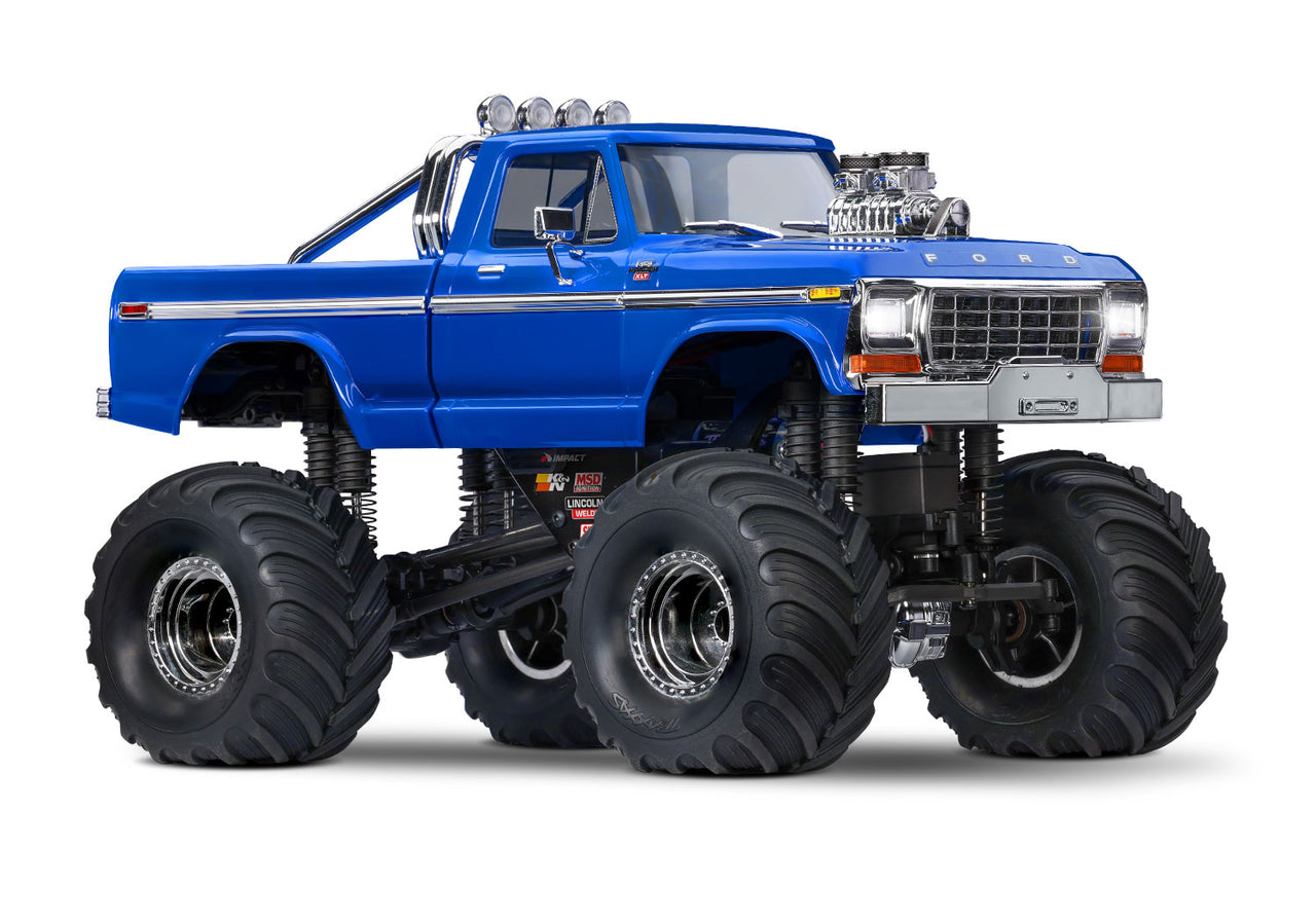 98044-1BLUE Camion monstre Traxxas TRX-4MT F150 - Bleu 