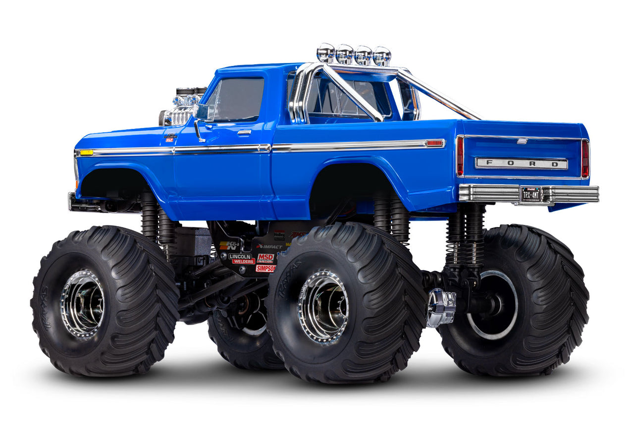 98044-1BLUE Camion monstre Traxxas TRX-4MT F150 - Bleu 