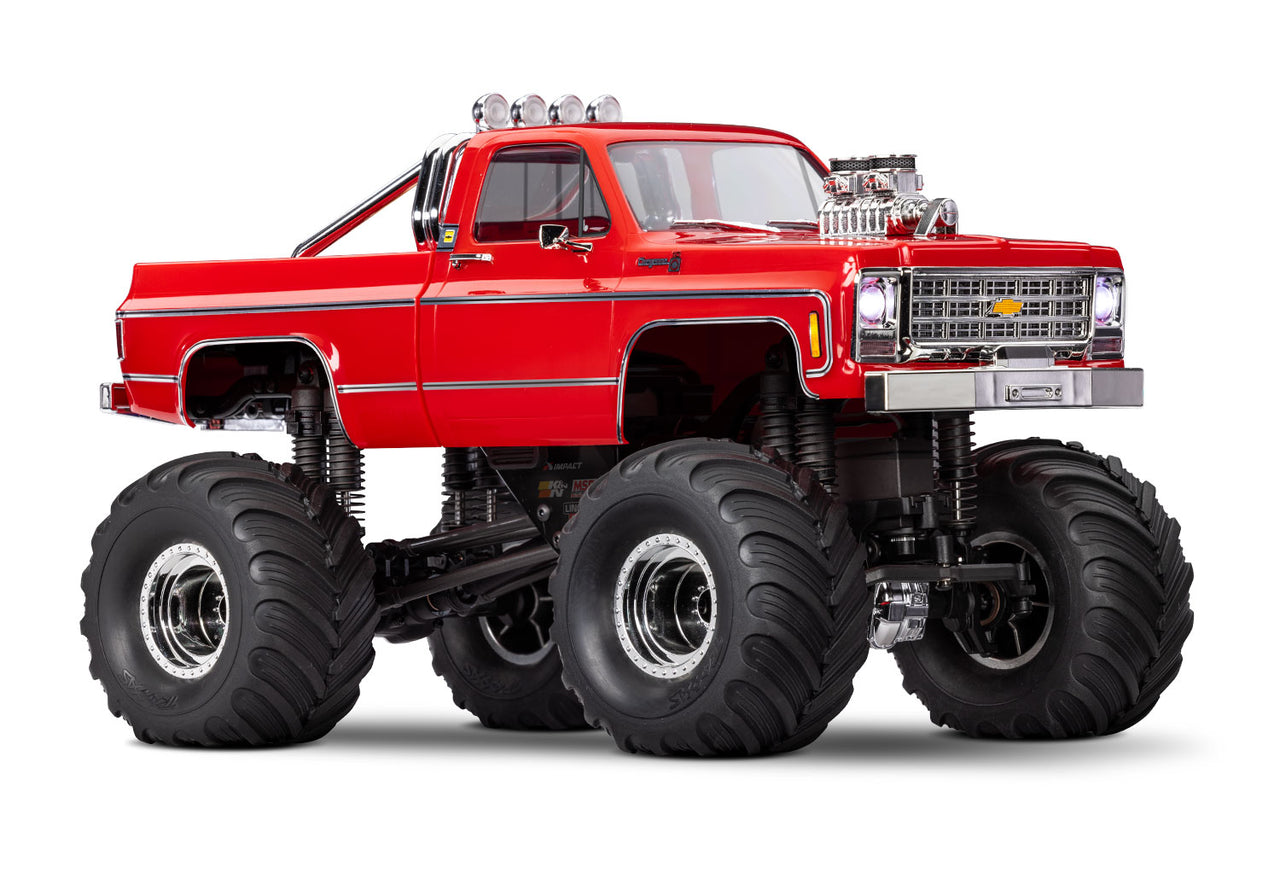 98064-1RED Camion monstre Traxxas TRX-4MT K10 - Rouge 