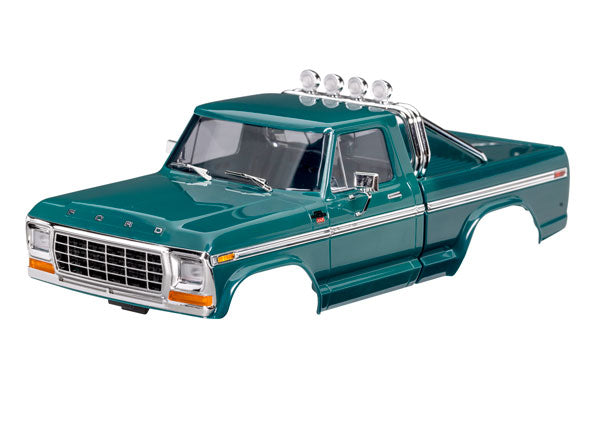 9812-GREEN Traxxas Body, Ford F-150 Truck (1979), complete, green