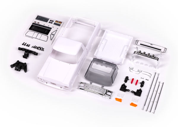9812-WHITE Carrosserie Traxxas, camion Ford F-150 (1979), complète, blanche 