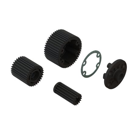 ARA311095 Diff Case and Idler Gear Set (47/15T, 0.8M)