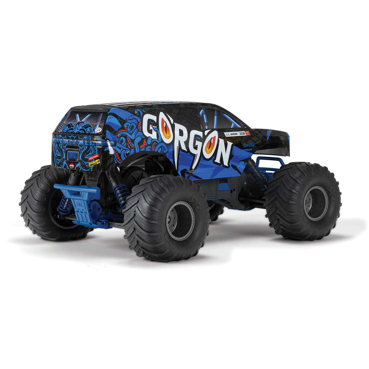 ARA3230T1 1/10 GORGON 4X2 MEGA 550 Brushed Monster Truck RTR