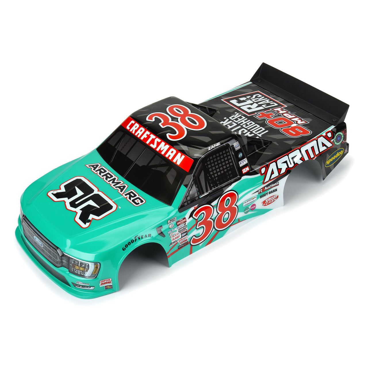 ARA410018 1/7 2023 NASCAR Ford F-150 No.38 Truck LE Body (Sarcelle) : Infraction 6S 