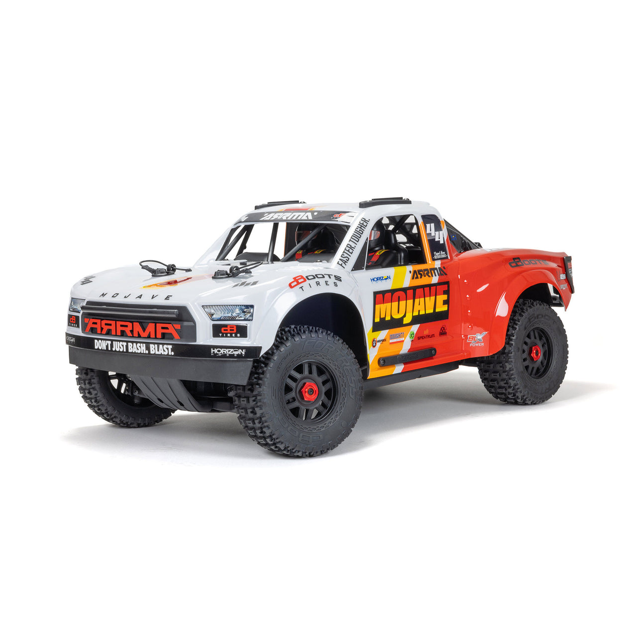 ARA4404T1 1/8 MOJAVE 4X4 4S BLX Desert Truck RTR, White [ETA: 10/12/2023]
