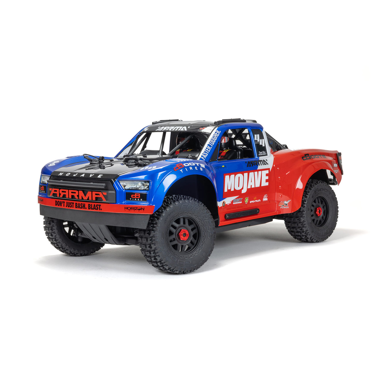 ARA4404T2 1/8 MOJAVE 4X4 4S BLX Desert Truck RTR, Blue