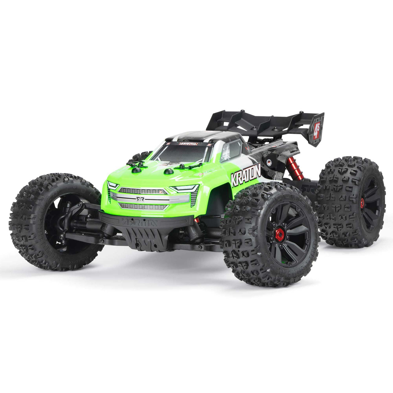 ARA4408V2T4 Arrma 1/10 KRATON 4X4 4S V2 BLX Speed ​​Monster Truck RTR, vert