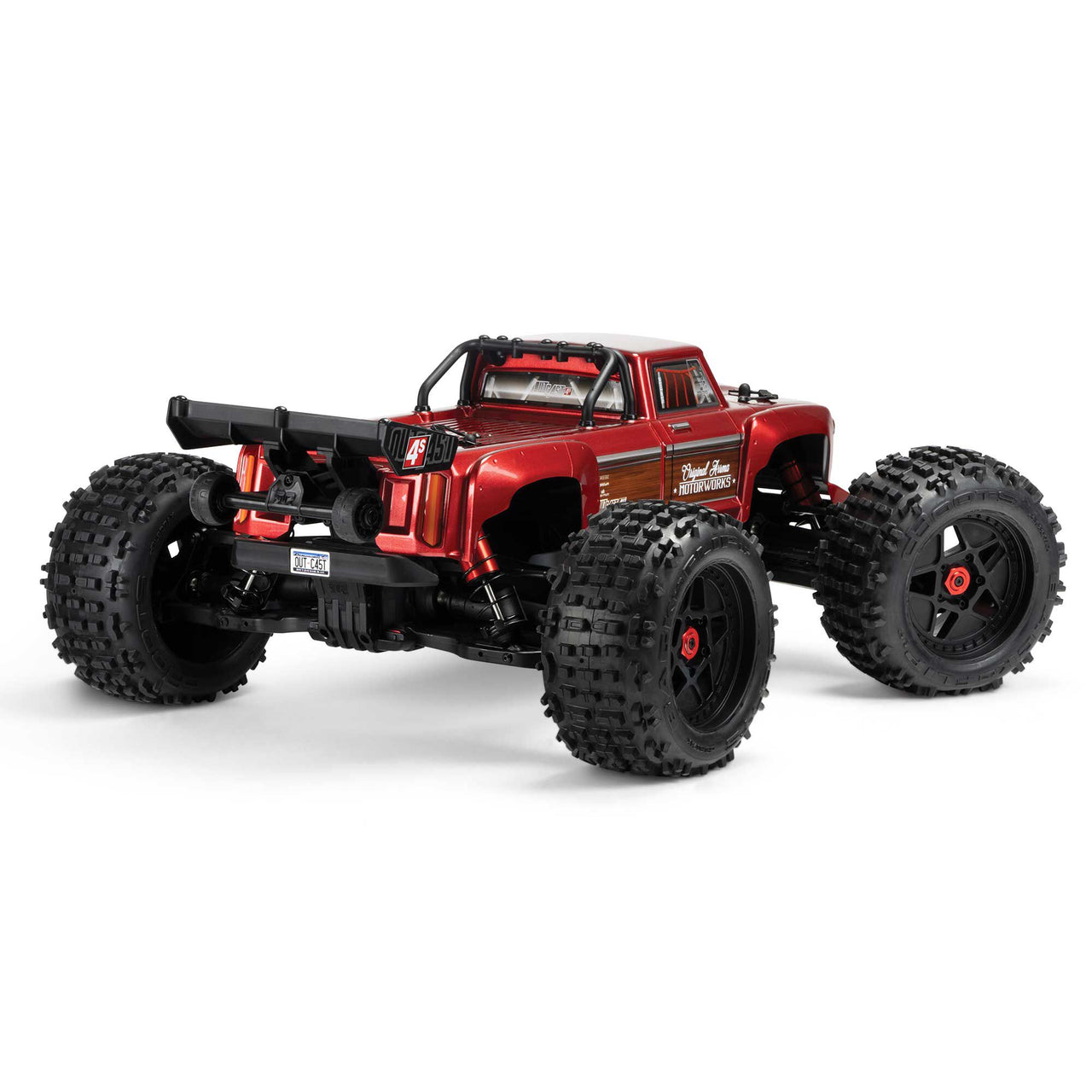 ARA4410V2T4 Arrma 1/10 OUTCAST 4X4 4S V2 BLX Stunt Truck RTR, Rojo 