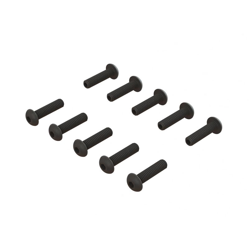 ARA727417 Vis à tête bombée double douille M4x16mm (10)