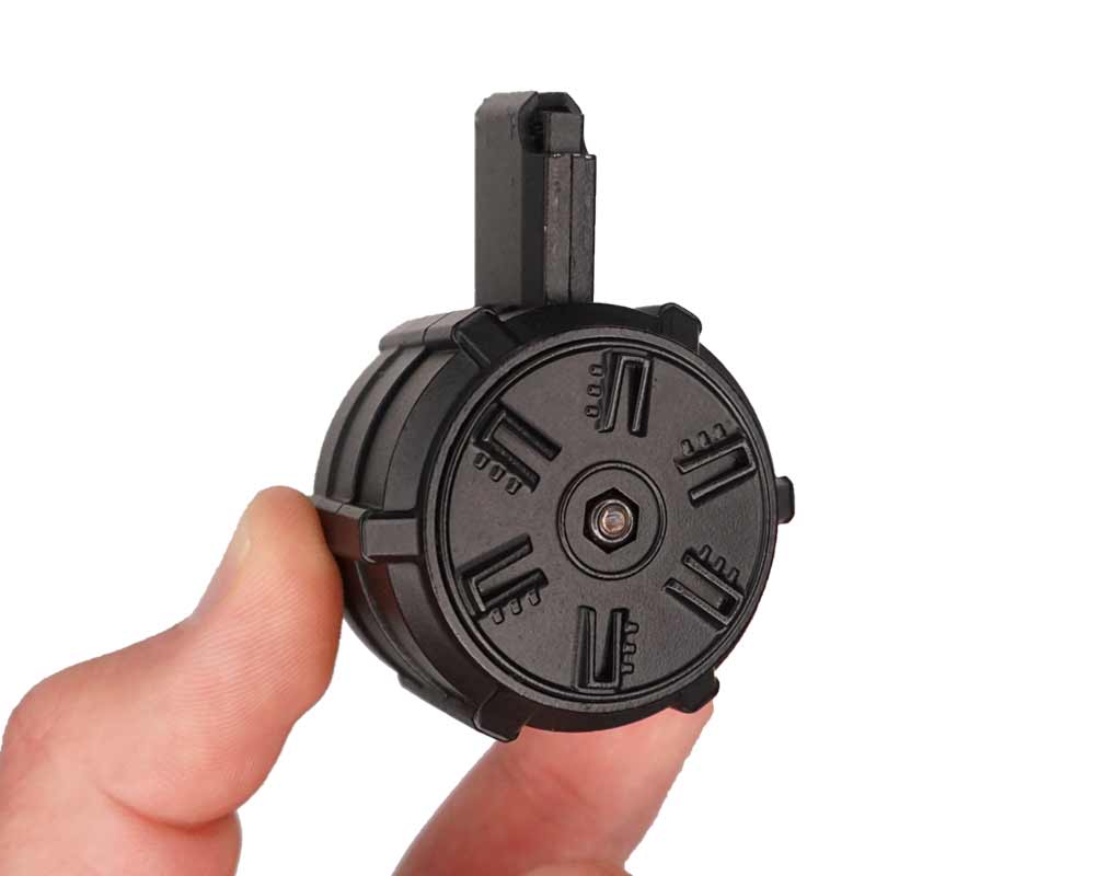 60-DRUM Miniature 60 Round AR15 Drum Mag