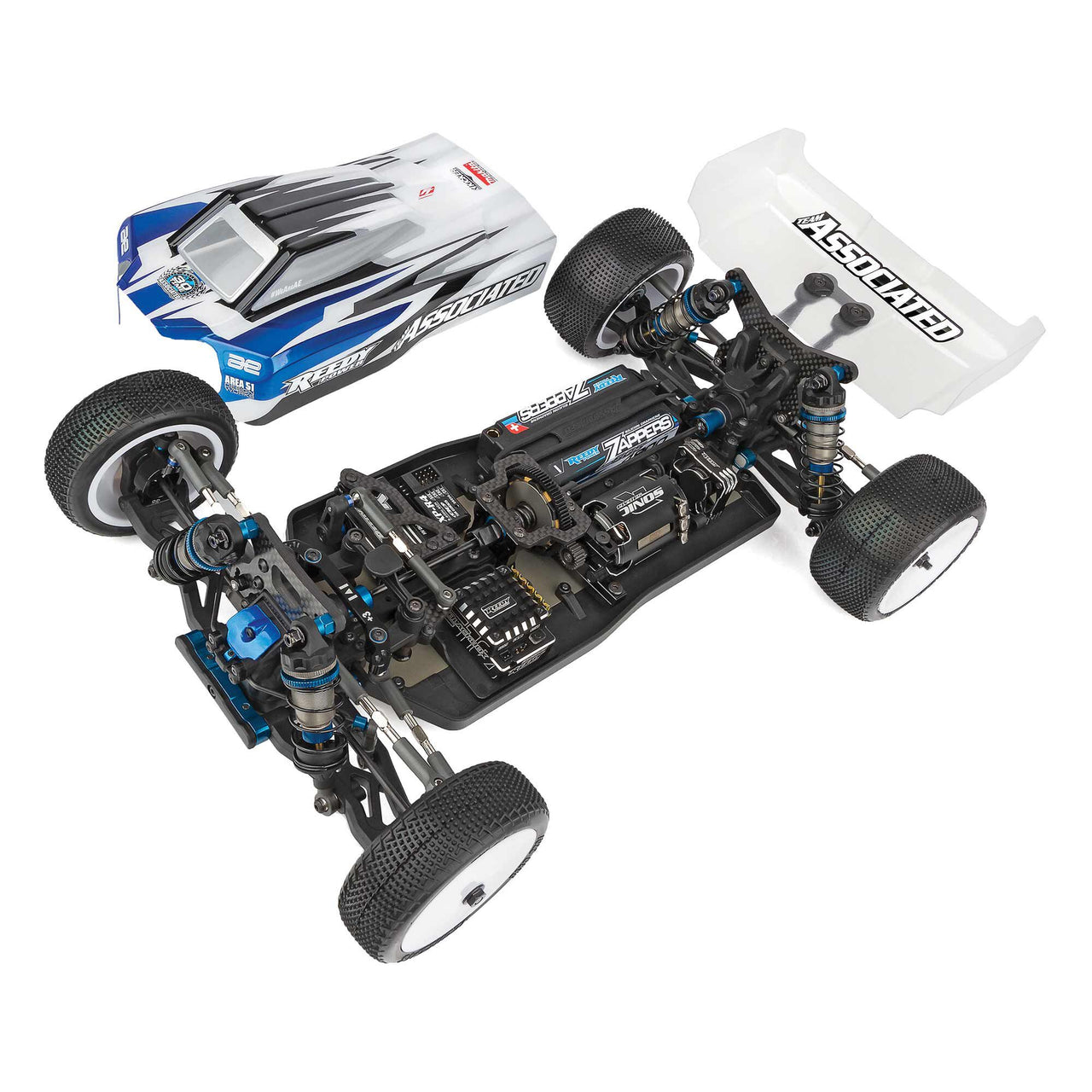 ASC90036 1/10 RC10B74.2 4X4 Kit de equipo de buggy eléctrico 