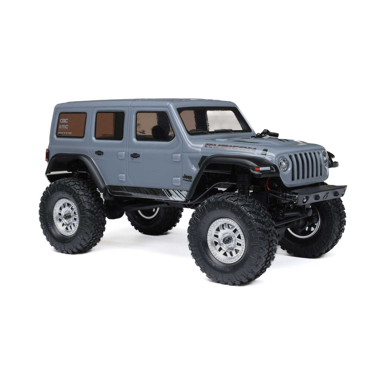 AXI00002V3T3 1/24 SCX24 Jeep Wrangler JLU 4X4 Rock Crawler Brushed RTR, Gray