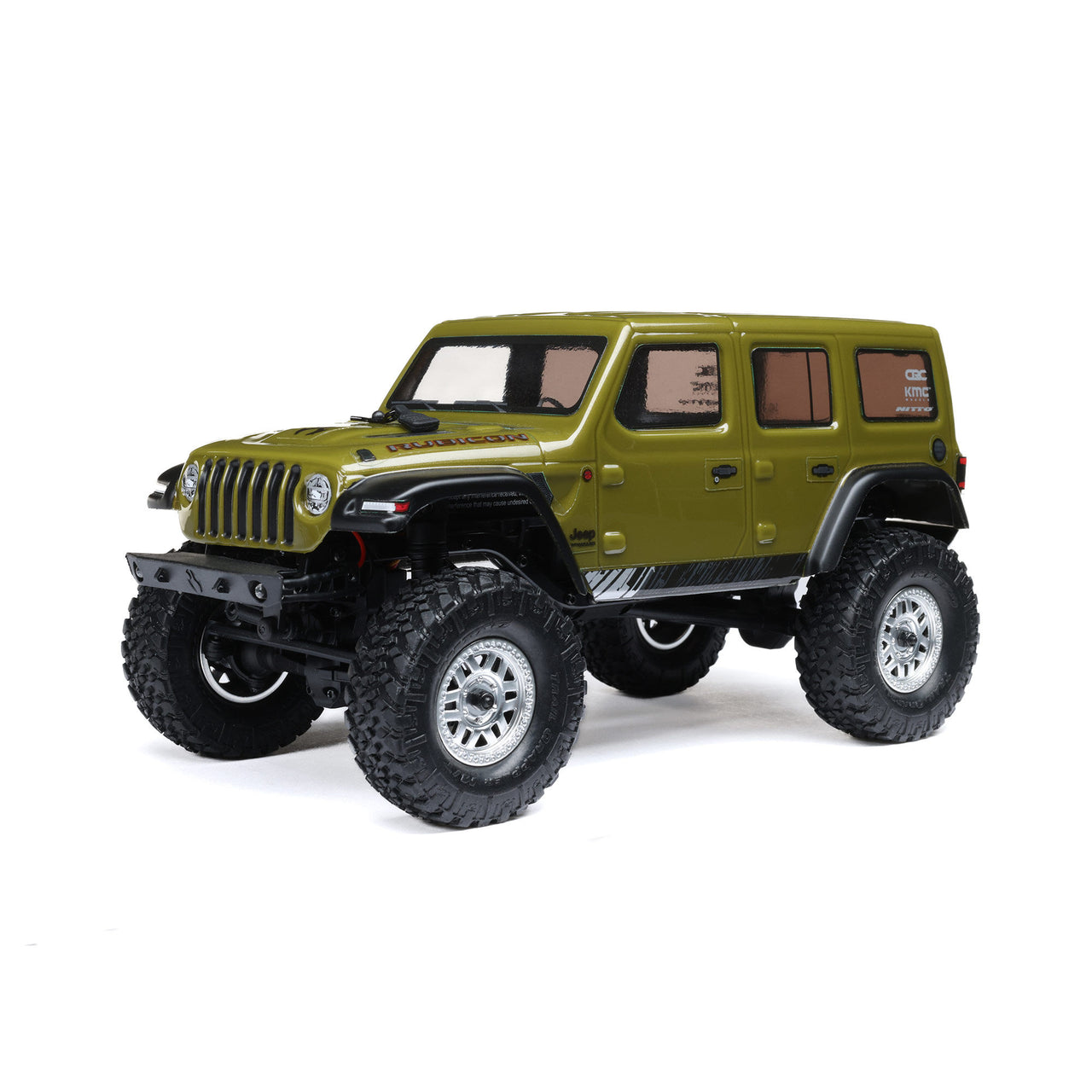 AXI00002V3T4 1/24 SCX24 Jeep Wrangler JLU 4X4 Rock Crawler Brushed RTR, Green