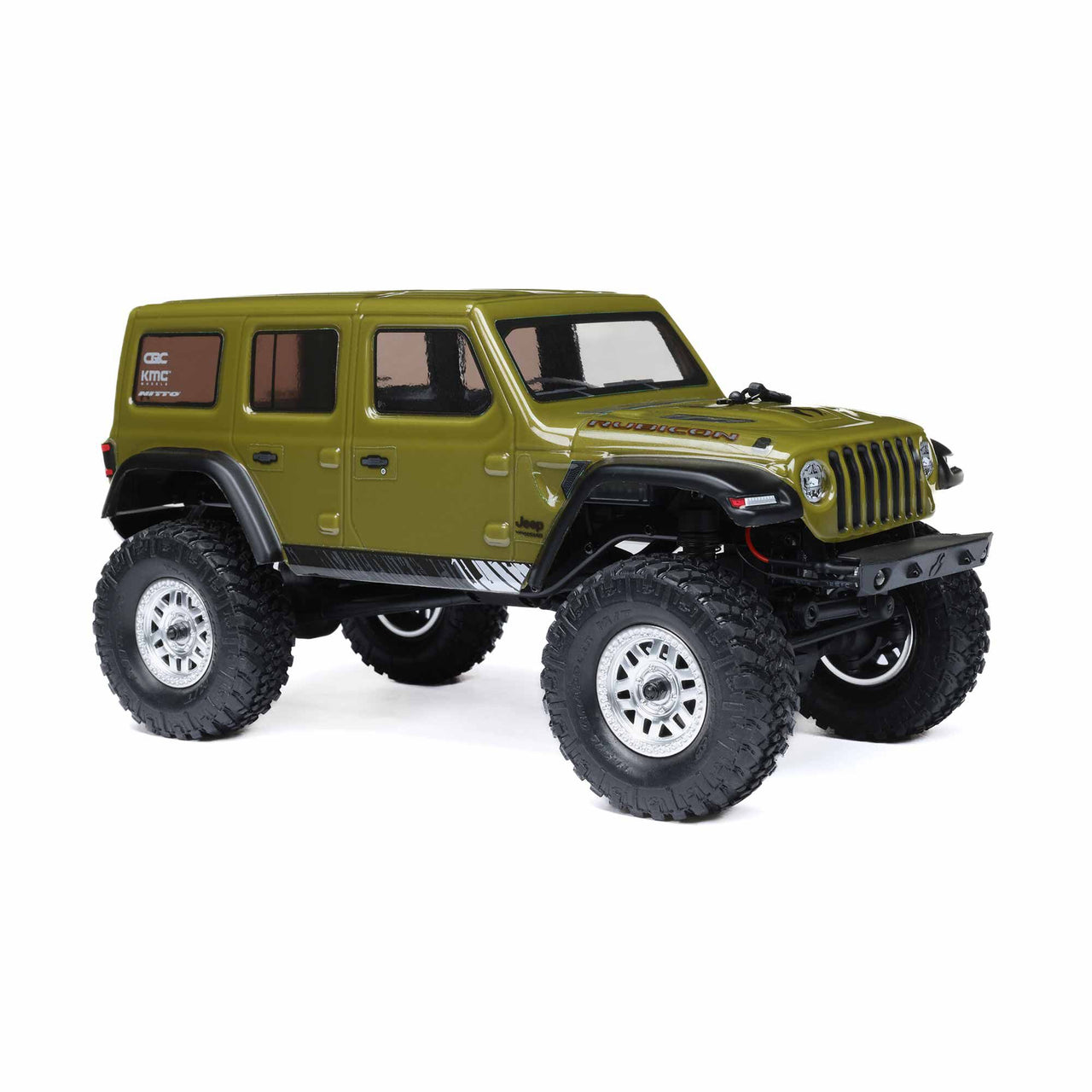 AXI00002V3T4 1/24 SCX24 Jeep Wrangler JLU 4X4 Rock Crawler Brushed RTR, Green