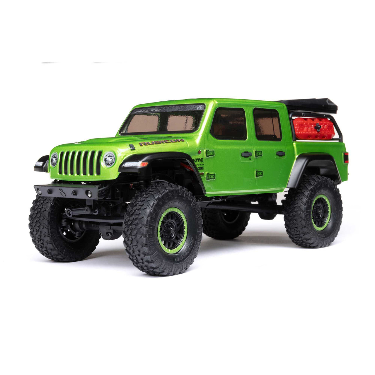 AXI00005V2T3 SCX24 Jeep Gladiator 4WD Rock Crawler RTR, Green