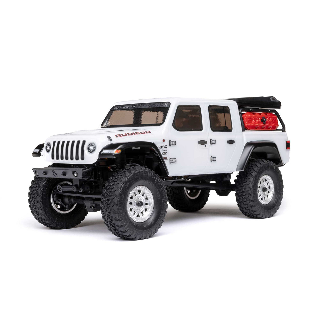 AXI00005V2T4 SCX24 Jeep Gladiator 4WD Rock Crawler RTR, Blanco 