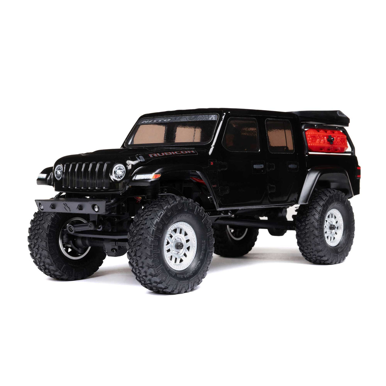 AXI00005V2T5 SCX24 Jeep Gladiator 4WD Rock Crawler RTR, Negro 