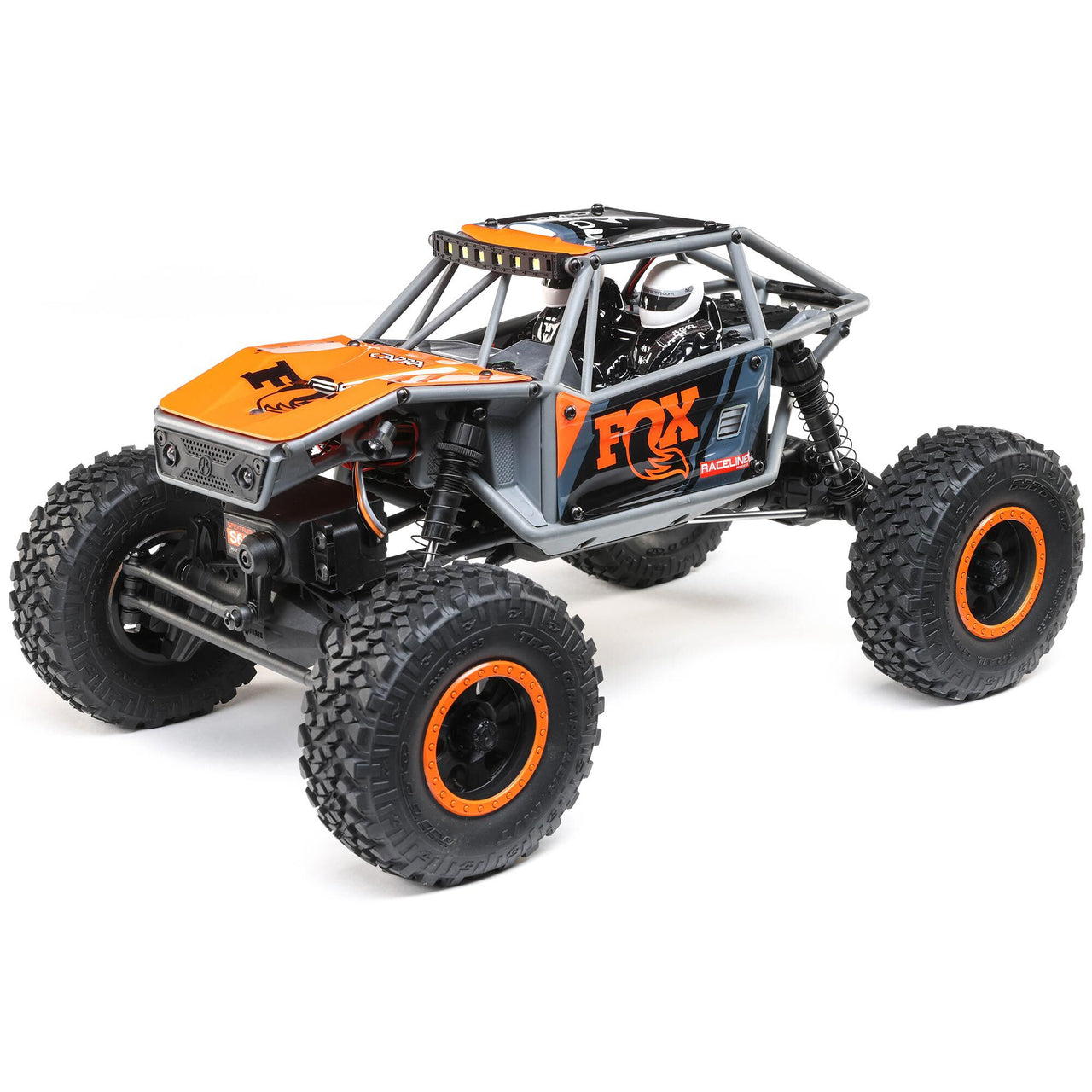 AXI01002V2T2 1/18 UTB18 Capra 4WD Unlimited Trail Buggy RTR, Gris 