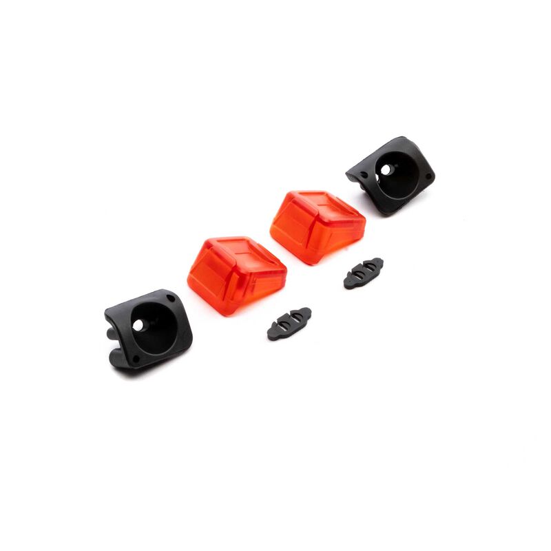 AXI250009 SCX6 : Lentille et seau de feu stop Jeep JL