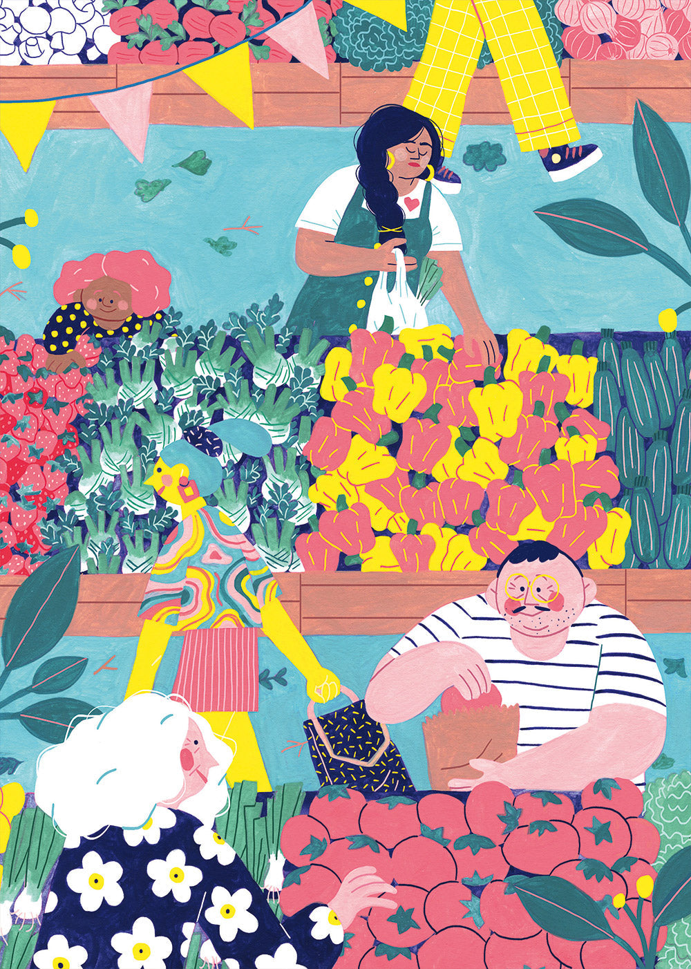 Au Marché 1000-Piece Puzzle