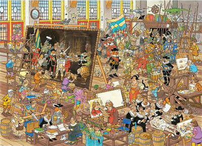 A Trip to the Museum 2x1000-Piece Puzzle