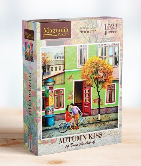 Puzzle de 1023 pièces « Baiser d'automne » de David Martiashvili