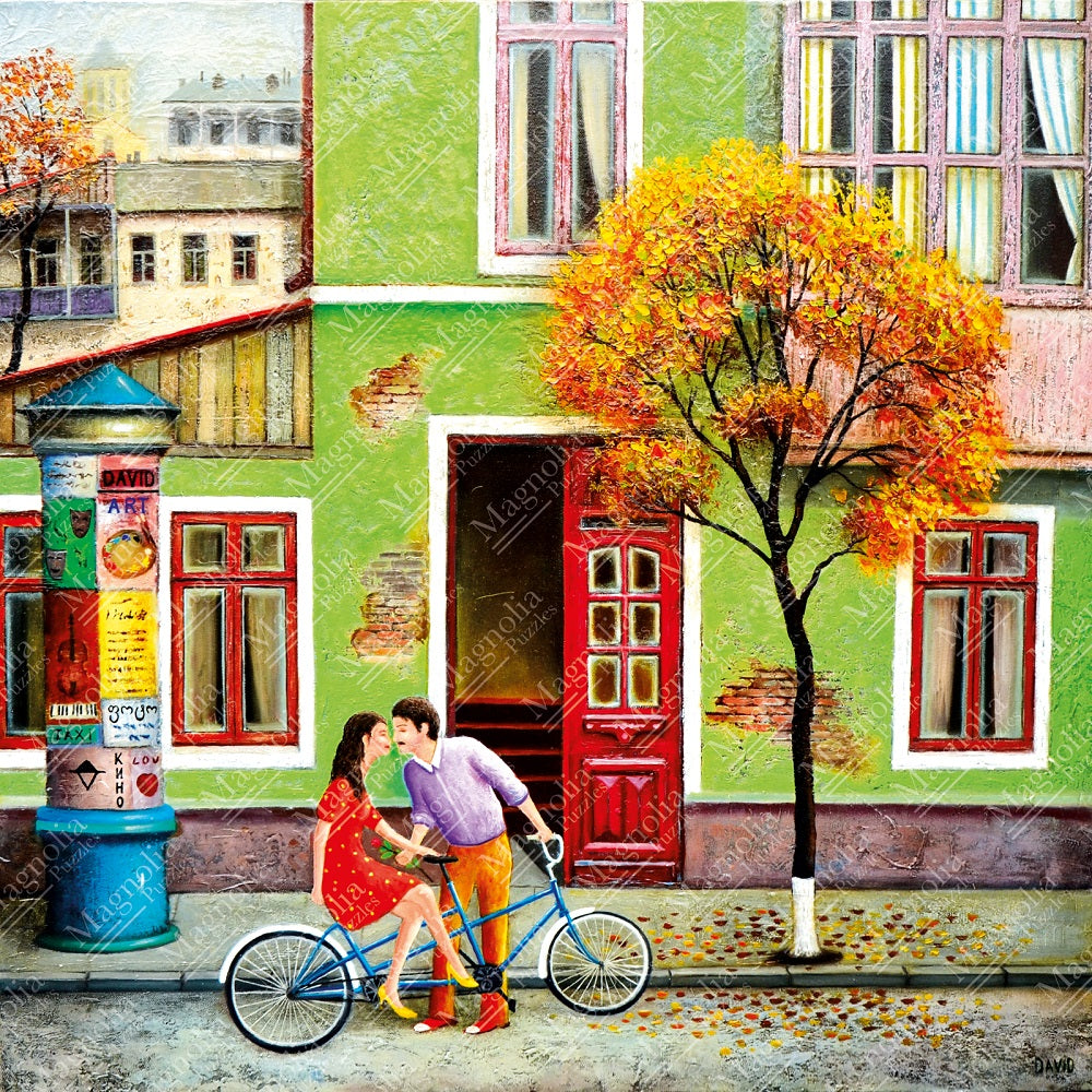 Puzzle de 1023 pièces « Baiser d'automne » de David Martiashvili