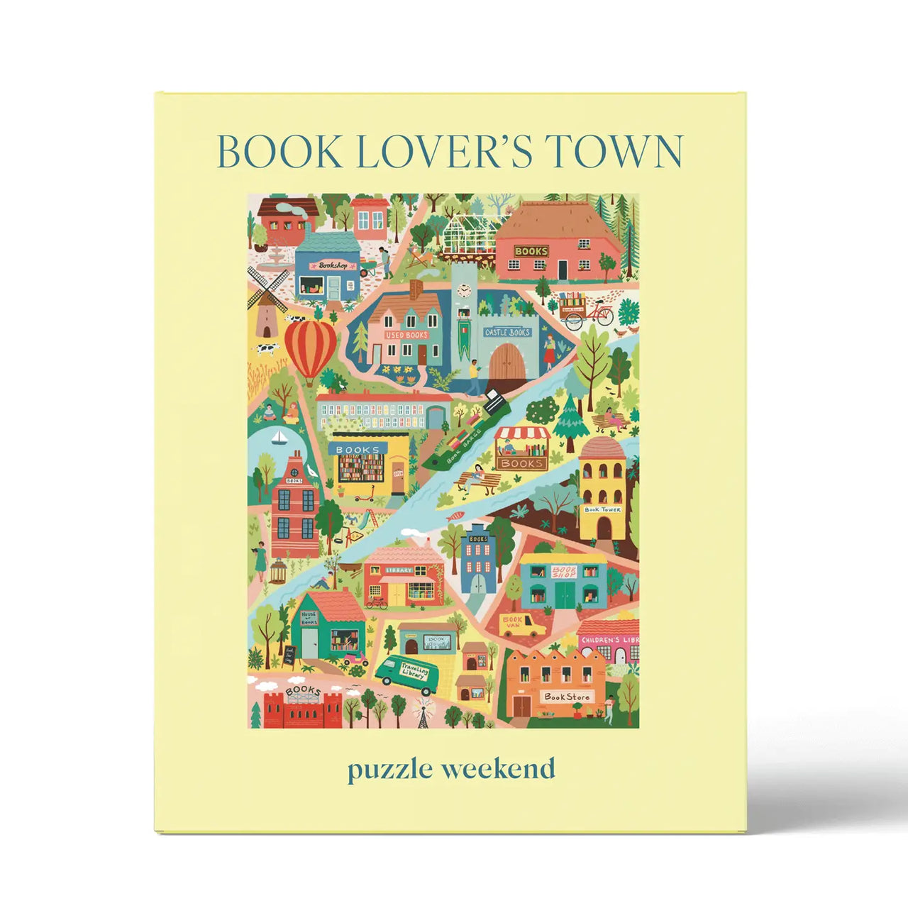Book Lover's Town 1000-Piece Puzzle