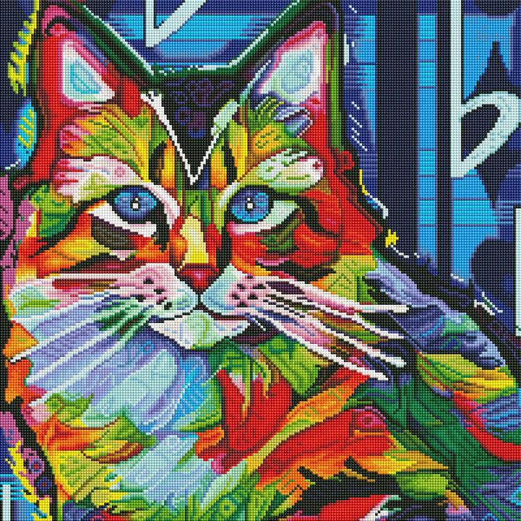 Diamond Painting CARRÉ (Résine) - CHATOMATIQUE !