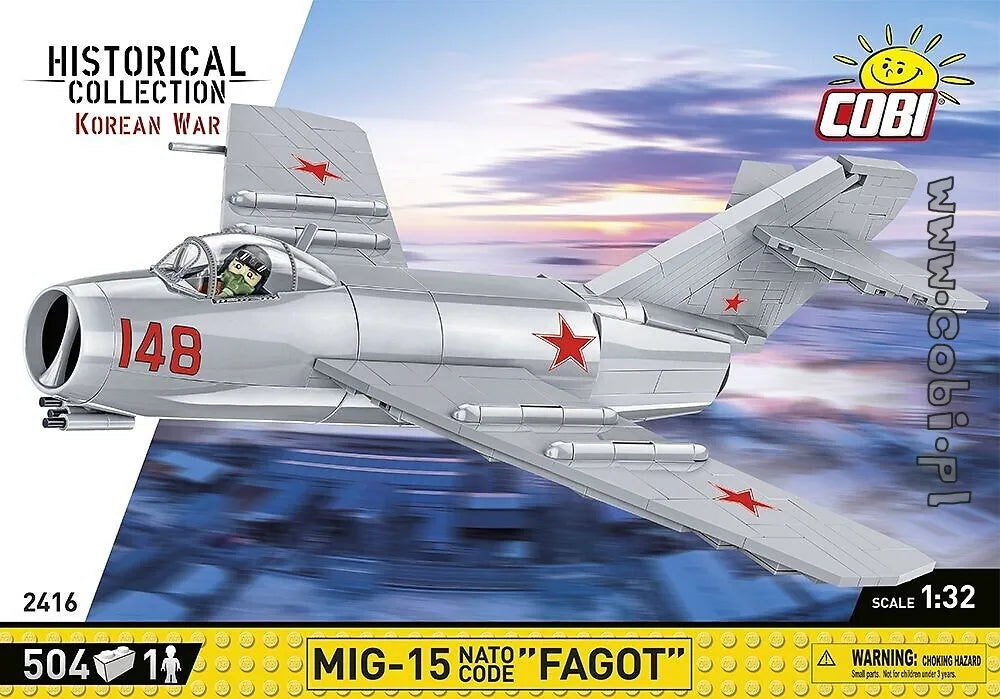 COBI-2416 COBI 504 PCS HC GUERRA DE COREA /2416/ MIG-15 FAGOT