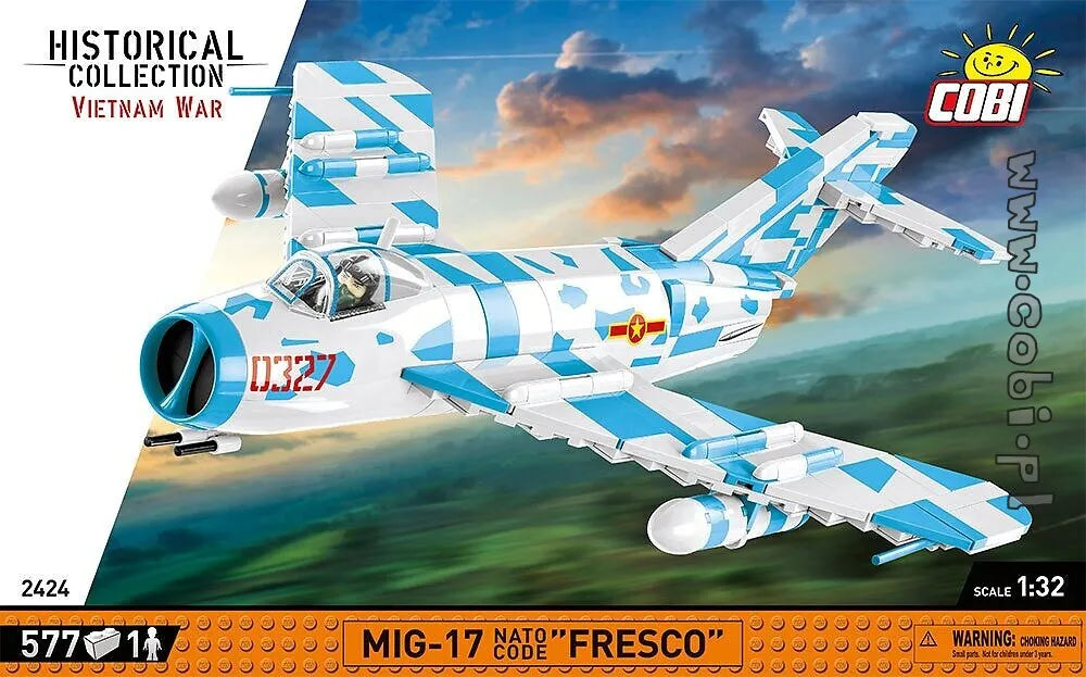 COBI-2424 COBI 577 PCS HC GUERRE DU VIETNAM /2424/ MIG-17 CODE OTAN F