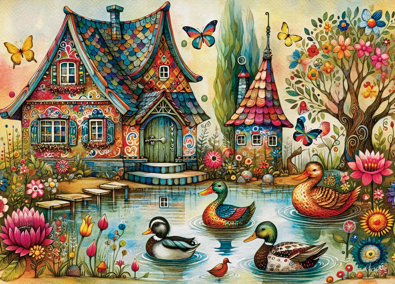 Country Side Charm 1000-Piece Puzzle