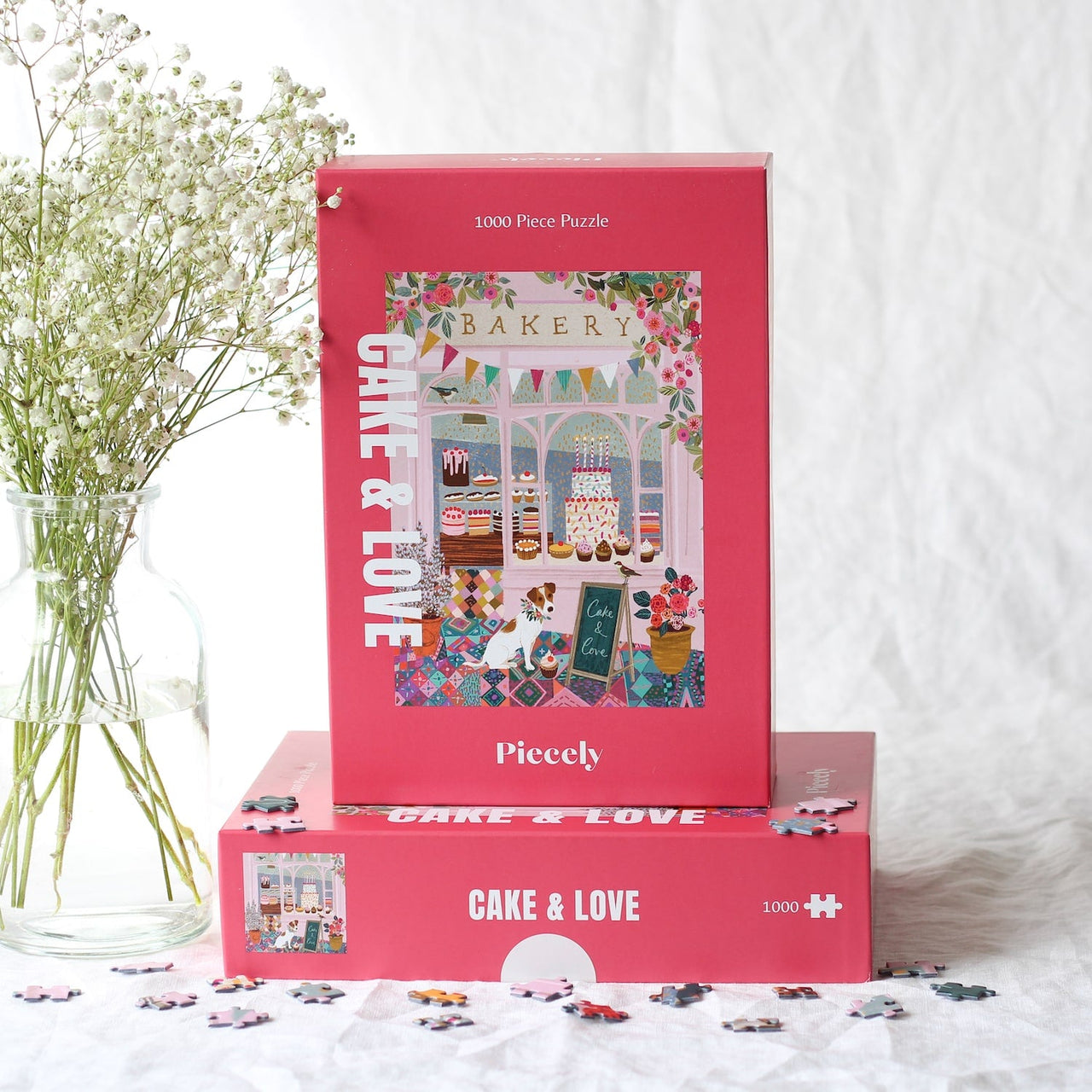 Puzzle Gâteau et Amour 1000 pièces 