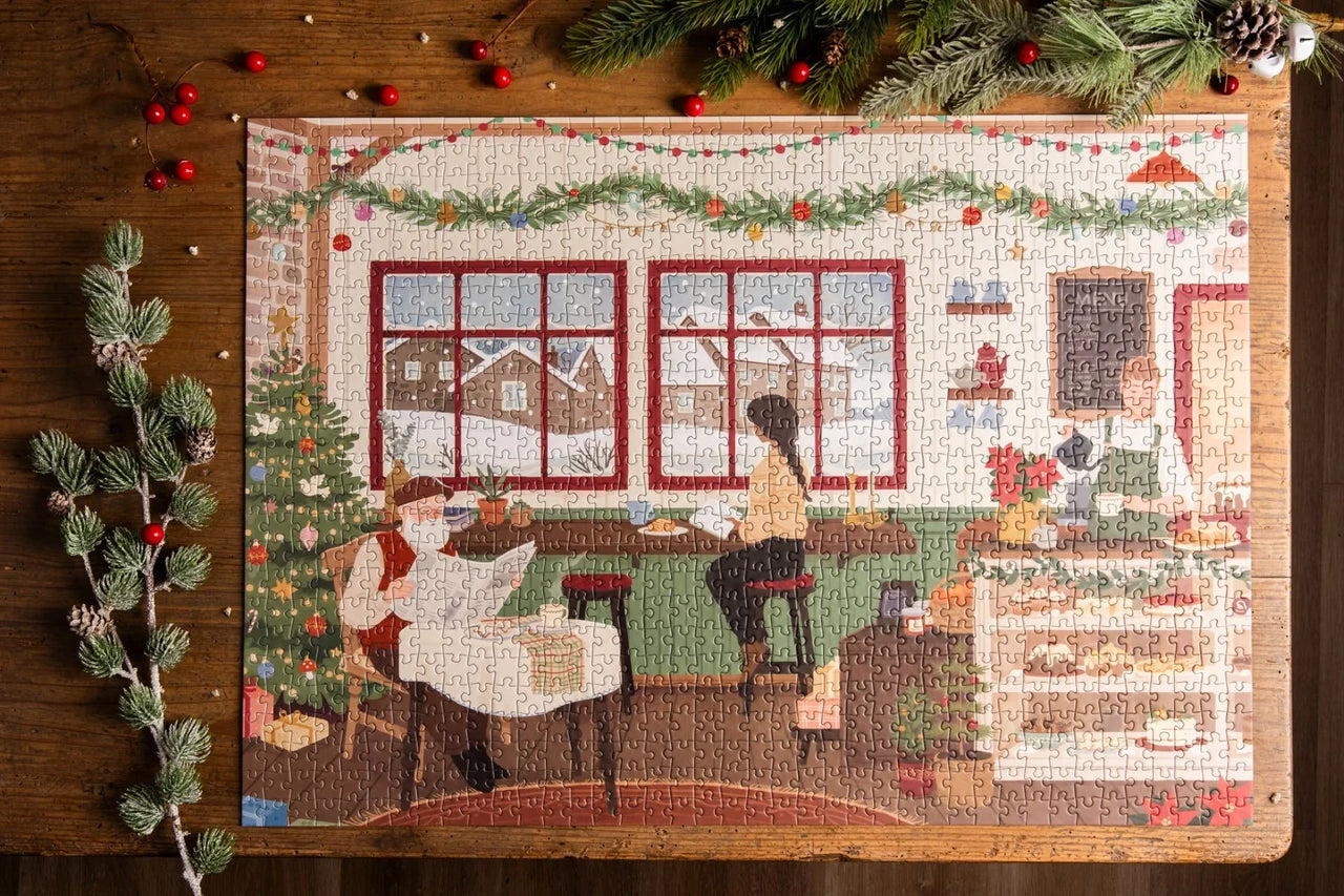 Puzzle de Noël douillet de 1000 pièces