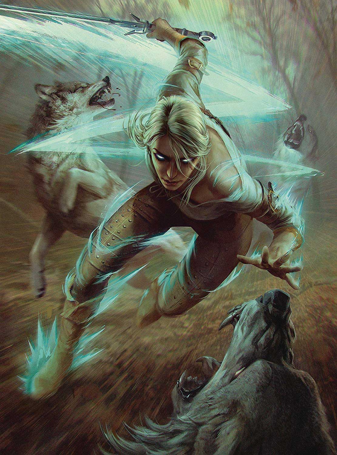 Ciri & Wolves - Witcher 1000-Piece Puzzle