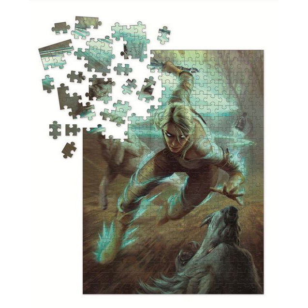 Ciri & Wolves - Witcher 1000-Piece Puzzle